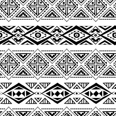 etnik süs Tekstil seamless modeli