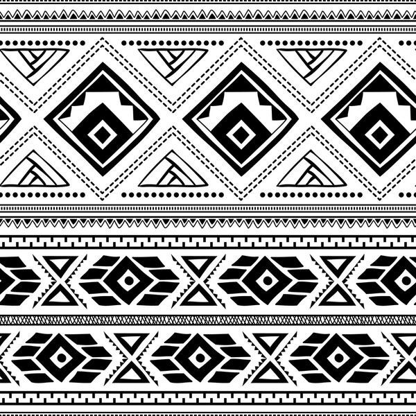 Ethnic ornamental textile seamless pattern