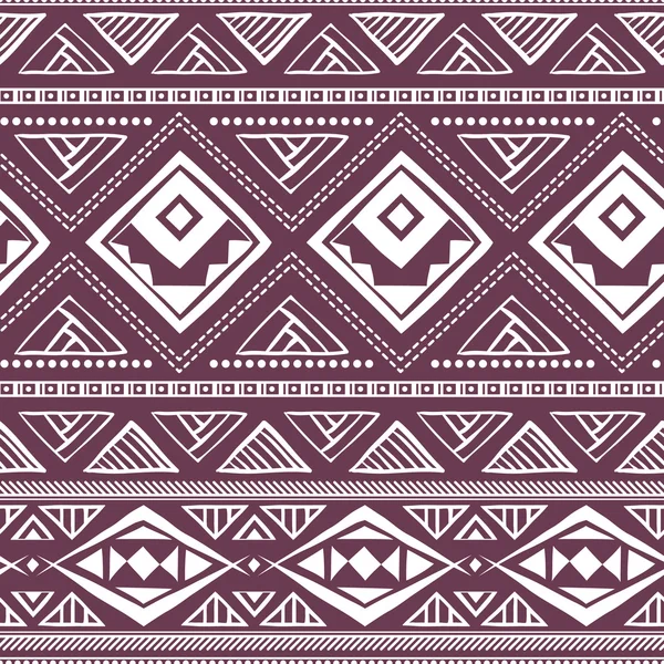 民族装饰纺织品无缝模式 — 图库矢量图片