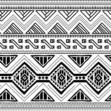 etnik süs Tekstil seamless modeli