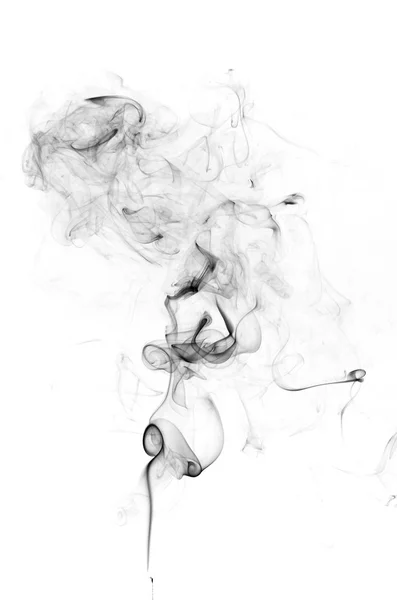 Smoke on a white background — Stock Photo, Image