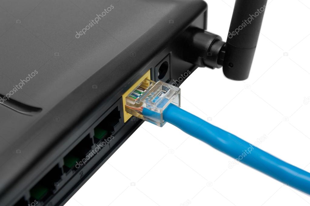 Router with wire
