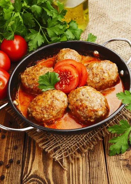 Lahana ile et pirzola 