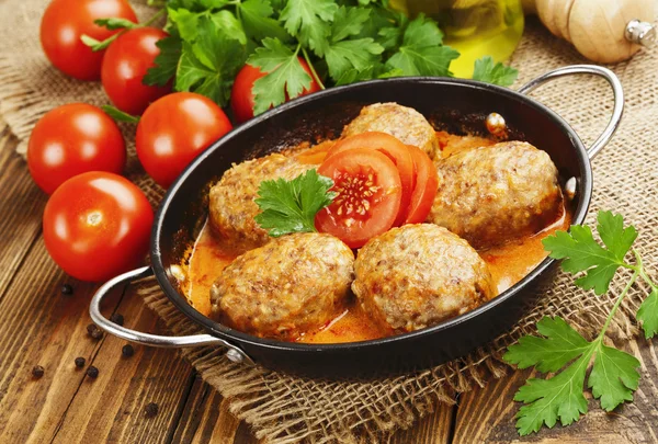 Lahana ile et pirzola 