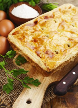 Puf böreği lahana ile pasta 