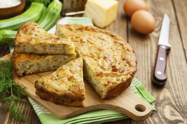 Kabak pasta peynir ve otlar ile