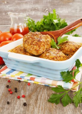 Lahana ile et pirzola 