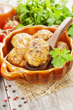 Lahana ile et pirzola