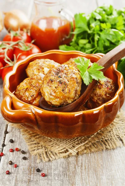 Lahana ile et pirzola 