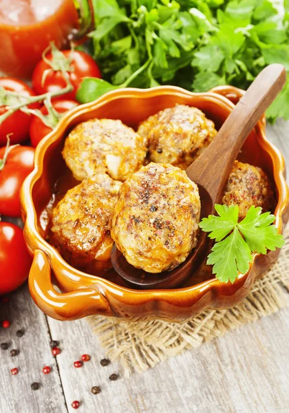 Lahana ile et pirzola 