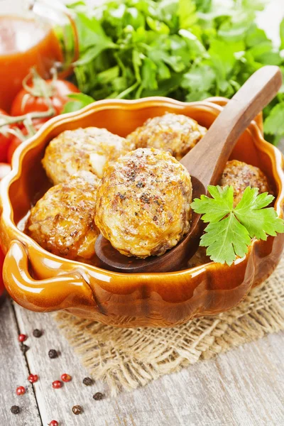 Lahana ile et pirzola