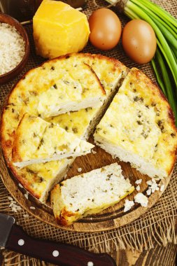 Pirinç pasta peynir ile 