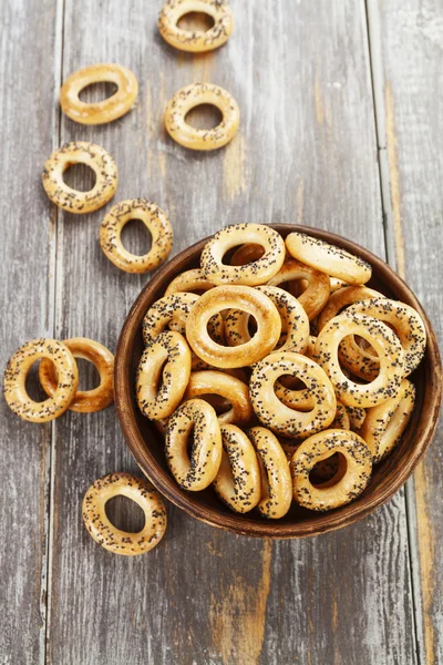Сушеные печенье с маком семян — стоковое фото