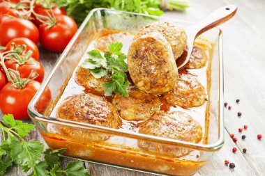 Lahana ile et pirzola 