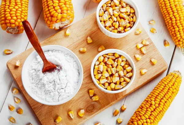 Starch Corn Cob Table — Stock Photo, Image