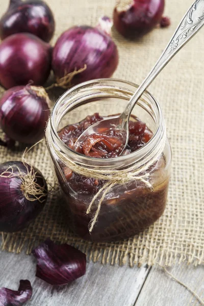 Zwiebelmarmelade — Stockfoto