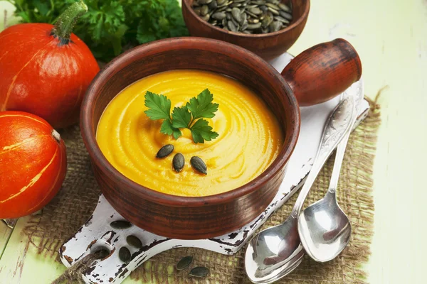 Pumpkin soup — Stock Photo, Image