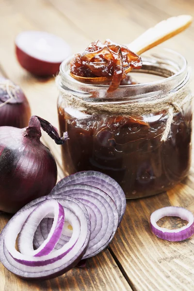 Zwiebelmarmelade — Stockfoto