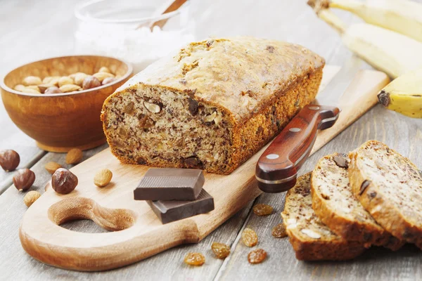 Pastel de plátano — Foto de Stock