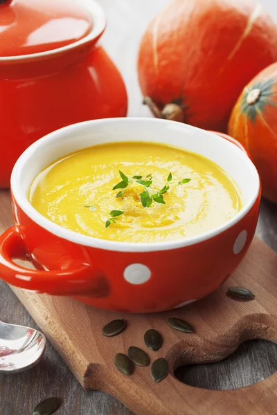 Sopa de calabaza — Foto de Stock