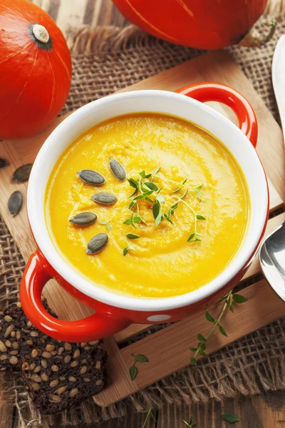 Pumpkin soup — Stock Photo, Image