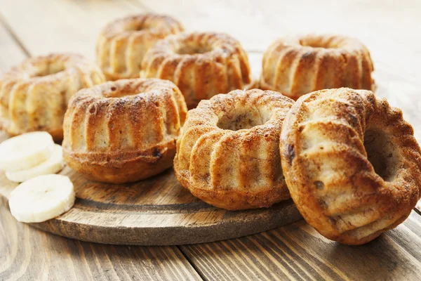 Pastel de plátano casero —  Fotos de Stock