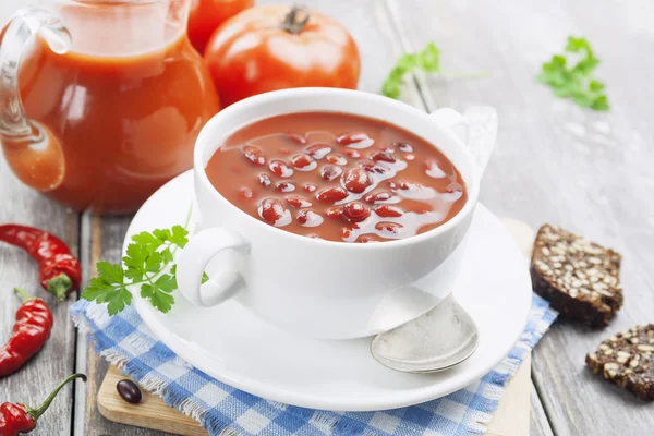 Суп з квасолі — стокове фото