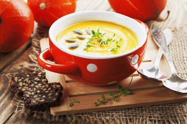 Pumpkin soup — Stock Photo, Image