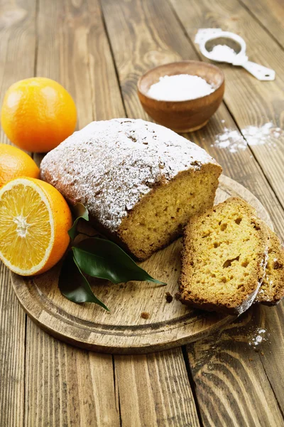 Tort portocaliu de casă — Fotografie, imagine de stoc