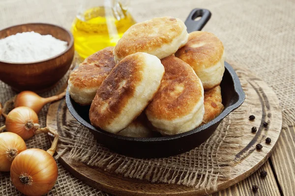 Fried pasties — Stock Photo, Image