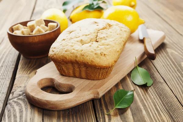 Pastel de limón casero — Foto de Stock