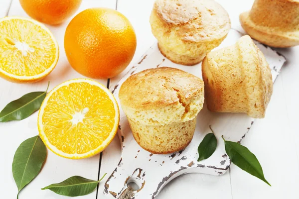 Hemmagjord apelsin muffins — Stockfoto