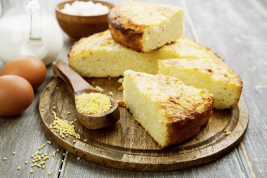 Darı ve lor ile güveç