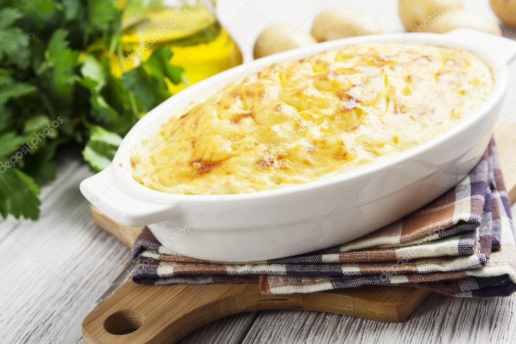 Potato casserole with meat