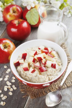 karamelize elmalı yulaf ezmesi 