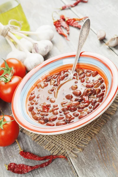 Sopa con frijol rojo —  Fotos de Stock