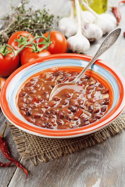 Sopa con frijol rojo —  Fotos de Stock