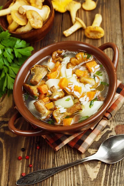 Sopa de cogumelos — Fotografia de Stock