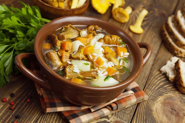 Sopa de cogumelos — Fotografia de Stock