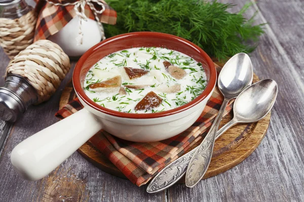 Zuppa di funghi — Foto Stock