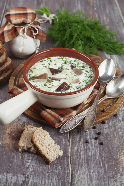 Soupe aux champignons — Photo