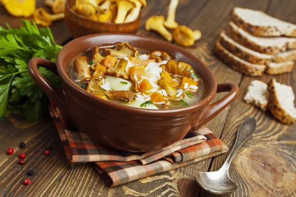 Mushroom soup — Stock Photo, Image