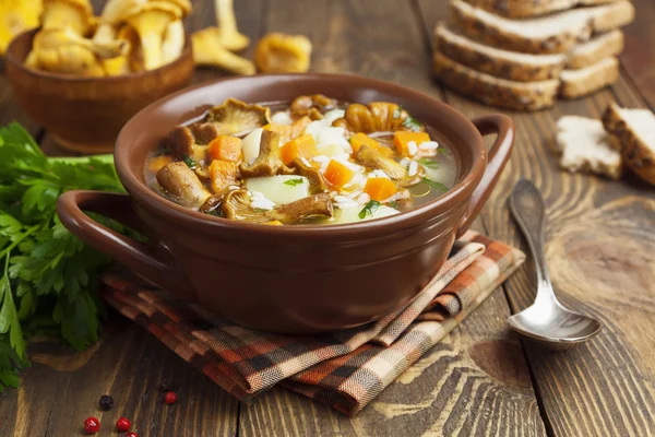 Sopa de cogumelos — Fotografia de Stock