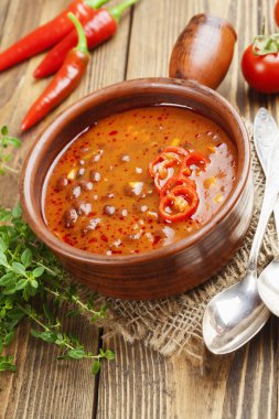 Kırmızı fasulye çorbası