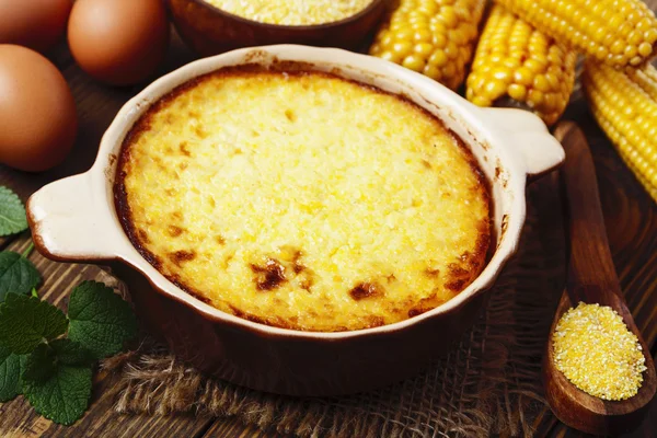 Cazuela de grañones de maíz — Foto de Stock