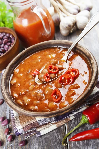 Sopa con frijol rojo —  Fotos de Stock