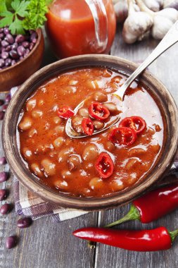 Kırmızı fasulye çorbası