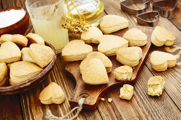 Biscoitos vegetarianos com picles de pepino — Fotografia de Stock