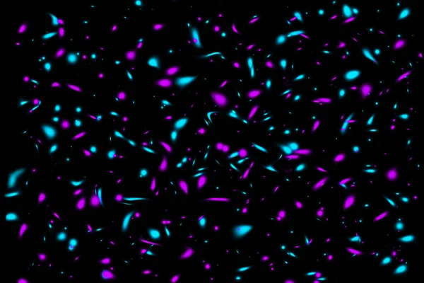 Синий Фиолетовый Брызги Черном Фоне Абстрактная Текстура Веб Дизайна Цифровой — стоковое фото