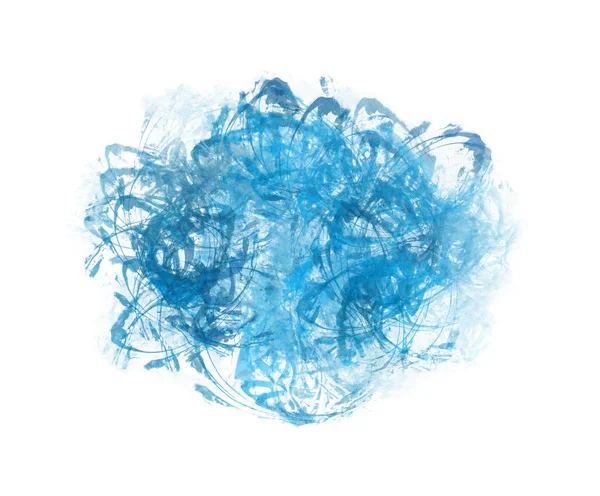 Αφηρημένο Μπλε Φόντο Ακουαρέλα Πολύχρωμη Υδατοδιαλυτή Υφή Χρώματος Πινέλο Που — Φωτογραφία Αρχείου